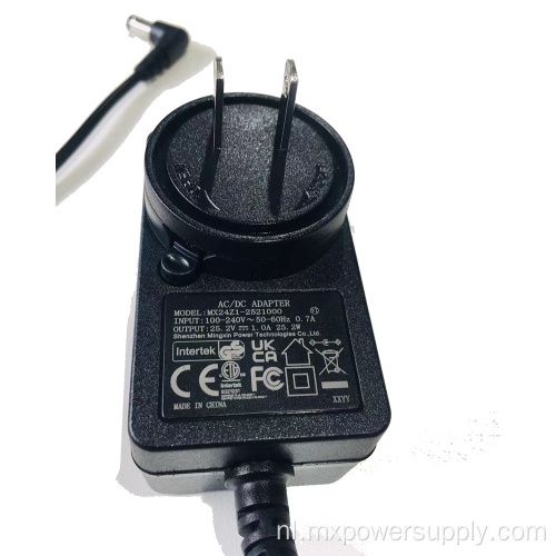 Universal Lithium Battery Charger 25.2V1A Multi -pluggen